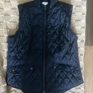 Stylish Navy Quilted Women's Vest